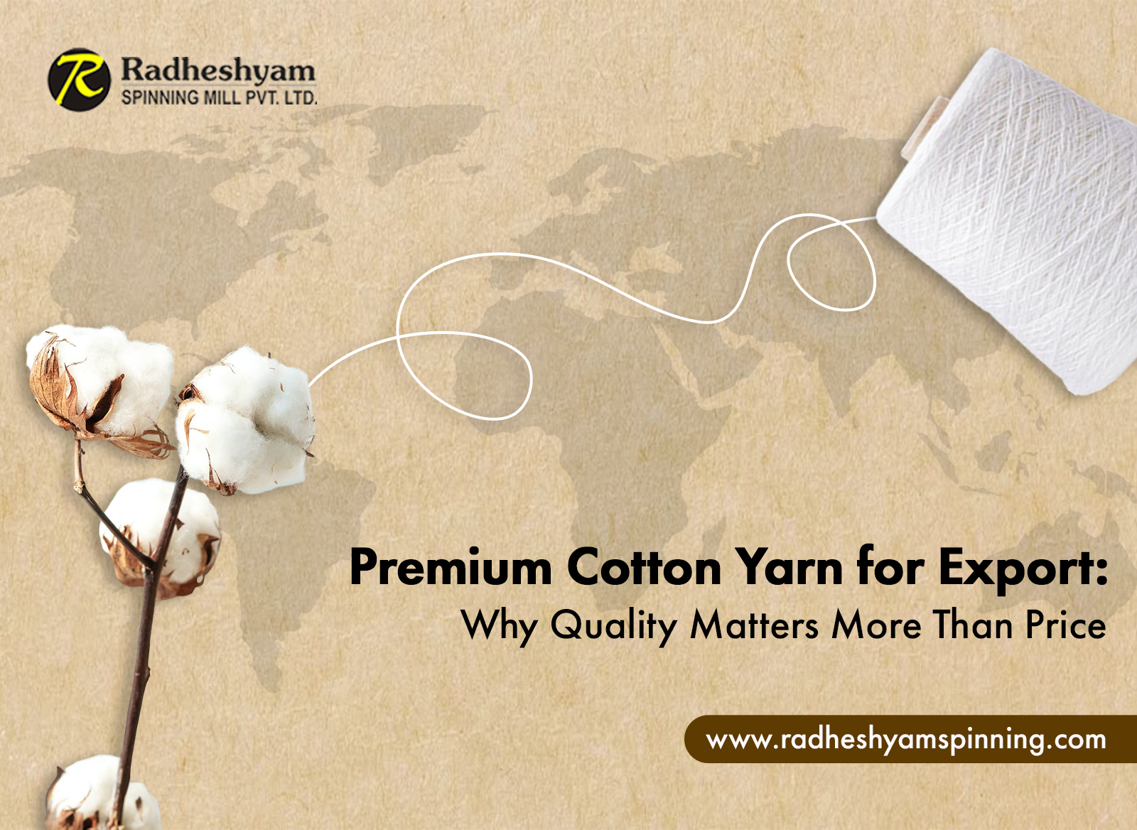 Premium Cotton Yarn for Export: Why Quality Matters More Than Price