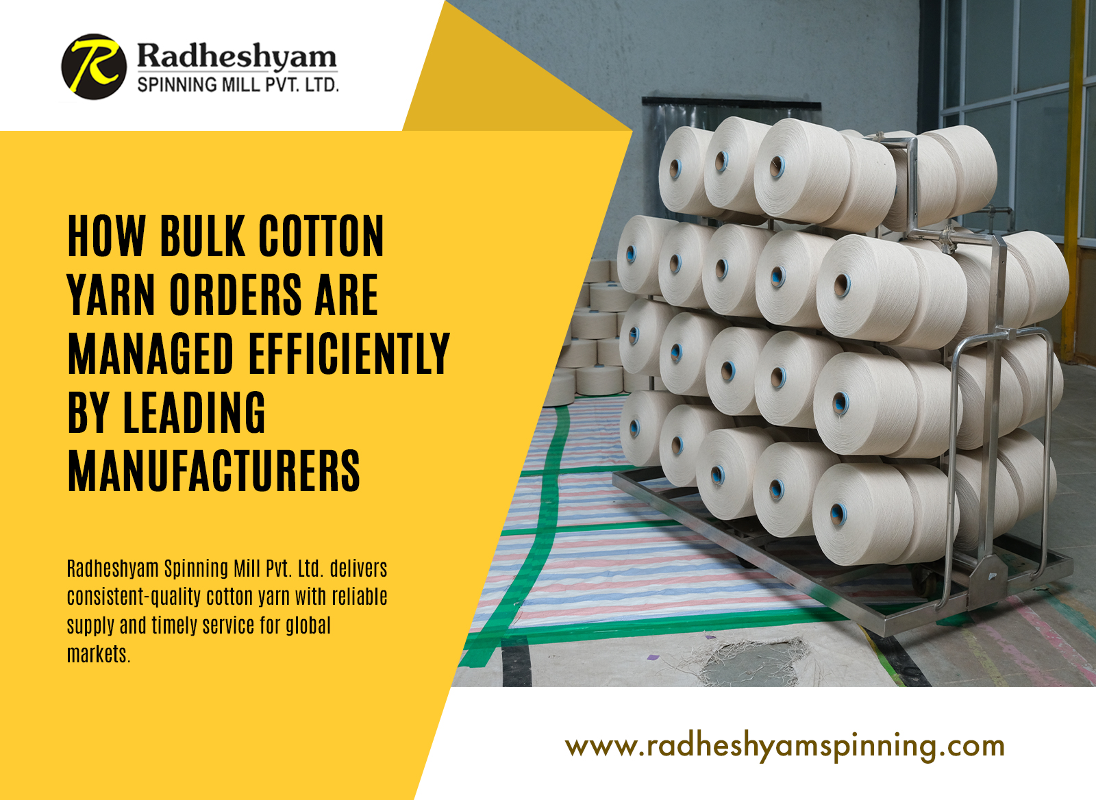 How Bulk Cotton Yarn Orders Are Managed Efficiently by Leading Manufacturers